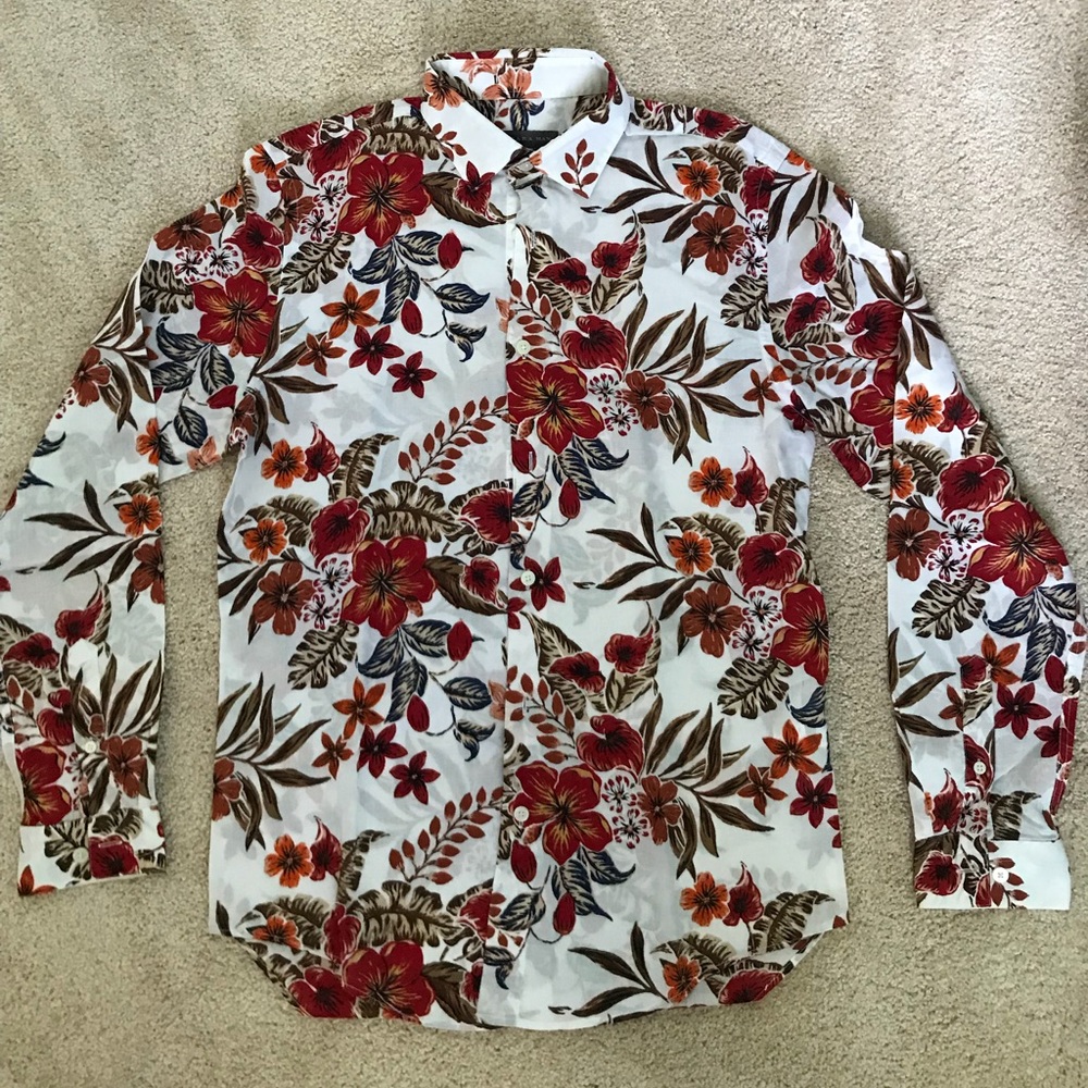 Men’s Floral Dress Shirt